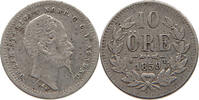 SWEDEN 10 ÖRE Oscar I. (1844-1859) -