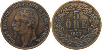 SWEDEN 5 ÖRE Oscar I. (1844-1859) -