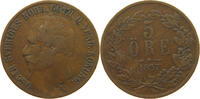 SWEDEN 5 ÖRE Oscar I. (1844-1859) RARE VARIETY -