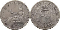 SPAIN 2 PESETAS Provisional Government -