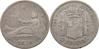 SPAIN 2 PESETAS Provisional Government -