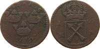 SWEDEN ÖRE Ulrika Eleonora (1718-1720) OVERSTRUCK -