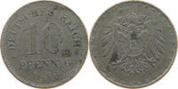 DEUTSCHES REICH 10 PFENNIG DIE ERROR -
