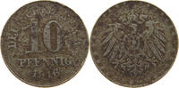 DEUTSCHES REICH 10 PFENNIG WEAK STRUCK -