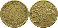 WEIMARER REPUBLIK 10 PFENNIG OFF-CENTER -