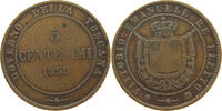 ITALY STATES TUSCANY 5 CENTESIMI -