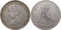 SPAIN 5 PESETAS ALFONSO XIII. 1886-1941 -