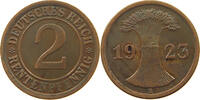 WEIMARER REPUBLIK 2 PFENNIG EDGE ERROR -