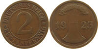WEIMARER REPUBLIK 2 PFENNIG DIE ERROR -