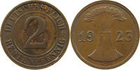 WEIMARER REPUBLIK 2 PFENNIG EDGE ERROR -