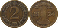 WEIMARER REPUBLIK 2 PFENNIG DIE ERROR -