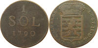 Luxembourg 1 Sol Josef II. (1765-1790) -