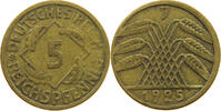 WEIMARER REPUBLIK 5 PFENNIG OFF-CENTER -