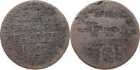 ANHALT BERNBURG 1/24 TALER Alexius Friedrich Christian 1796-1834 -