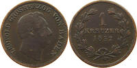 BADEN DURLACH KREUZER Leopold Großherzog (1830-1852) -