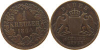 BADEN KREUZER Friedrich I. Großherzog (1852-1907) -