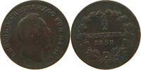 BADEN DURLACH 1/2 KREUZER Leopold Großherzog (1830-1852) -