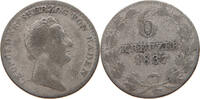 BADEN DURLACH 6 KREUZER Leopold Großherzog (1830-1852) -