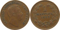 BADEN DURLACH KREUZER Leopold Großherzog (1830-1852) -