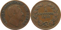 BADEN DURLACH KREUZER Leopold Großherzog (1830-1852) -