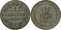 BAYERN KREUZER Maximilian II. Joseph (1848-1864) -