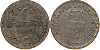 BAYERN KREUZER Maximilian II. Joseph (1848-1864) ÜBEPRAGT REVERSE -