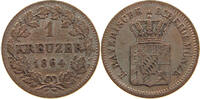 BAYERN KREUZER Maximilian II. Joseph (1848-1864) -