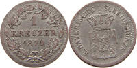 BAYERN KREUZER Ludwig II. (1864-1886) DOPPESCHLAG 0 -
