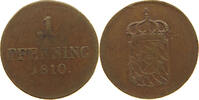 BAYERN PFENNIG Maximilian I. Joseph (1806-1825) -