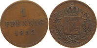 BAYERN PFENNIG Maximilian II. Joseph (1848-1864) -