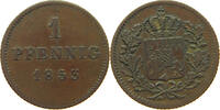 BAYERN PFENNIG Maximilian II. Joseph (1848-1864) -
