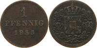 BAYERN PFENNIG Maximilian II. Joseph (1848-1864) -
