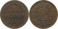 BAYERN PFENNIG Ludwig II. (1864-1886) -