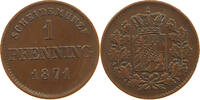 BAYERN PFENNIG Ludwig II. (1864-1886) -