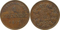BAYERN PFENNIG Ludwig II. (1864-1886) DOPPESCHLAG DATUM -
