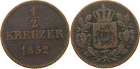 BAYERN 1/2 KREUZER Maximilian II. Joseph (1848-1864) -