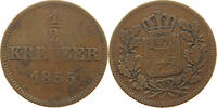 BAYERN 1/2 KREUZER Maximilian II. Joseph (1848-1864) -
