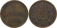 BAYERN 1/2 KREUZER Maximilian II. Joseph (1848-1864) -