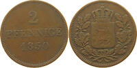 BAYERN 2 PFENNIG Maximilian II. Joseph (1848-1864) -