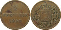 BAYERN 2 PFENNIG Maximilian II. Joseph (1848-1864) -