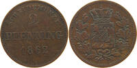 BAYERN 2 PFENNIG Maximilian II. Joseph (1848-1864) -