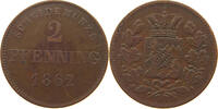 BAYERN 2 PFENNIG Maximilian II. Joseph (1848-1864) -