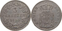 BAYERN 3 KREUZER Maximilian II. Joseph (1848-1864) -