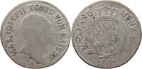 BAYERN 6 KREUZER Maximilian I. Joseph (1806-1825) -