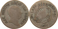 BAYERN 6 KREUZER Maximilian I. Joseph (1806-1825) -