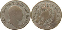 BAYERN 6 KREUZER Maximilian I. Joseph (1806-1825) -
