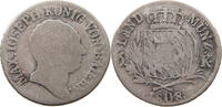 BAYERN 6 KREUZER Maximilian I. Joseph (1806-1825) -