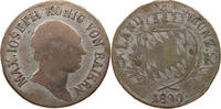 BAYERN 6 KREUZER Maximilian I. Joseph (1806-1825) -