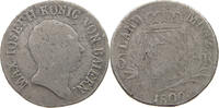 BAYERN 6 KREUZER Maximilian I. Joseph (1806-1825) -