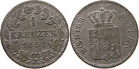 BAYERN KREUZER Maximilian II. Joseph (1848-1864) -